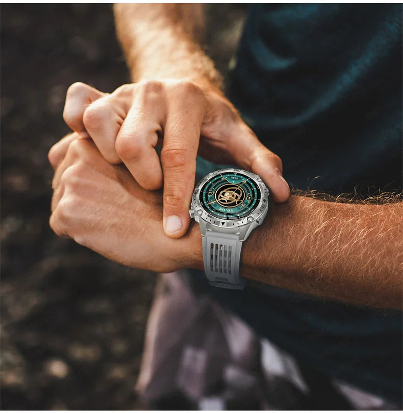 GPS Sports Smartwatch Men Women Swim Waterproof Fitness Tracker 2GB Memory Offline Maps  SpO2 Rugged Outdoor Smartwatch for Men