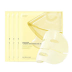 4pcs/Box Absorbable Kojic Acid Turmeric Brightening Gel Mask Collagen Moisturizing Facial Mask Retinol Anti Wrinke Firming Mask