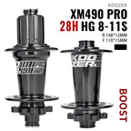 2024 KOOZER XM490 PRO BOOST Mountain Bike Hubs Steel shaft Sealed Bearing 148x12MM 110x15MM 141x5MM 28H 32 Holes Noise hub