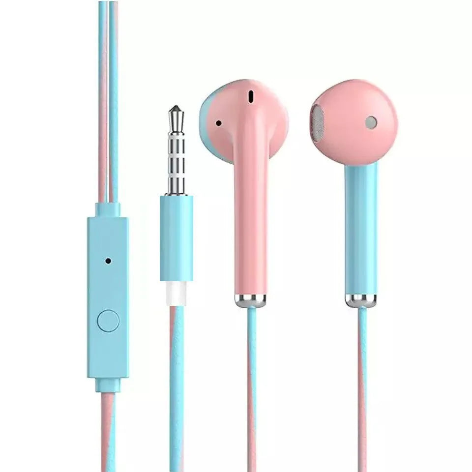 3.5mm Wired Headphones With Bass Earbuds Stereo Earphone Music Sport Gaming Headset With mic For Xiaomi IPhone Huawei Samsung