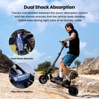 iScooter W9 Electric Scooter for Adults 1000W Motor 48V14AH Battery Foldable E-scooter 10 Inch Tire All-Terrain EScooter