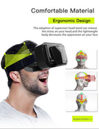 VR Glasses 3D Virtual Reality Headset Devices Helmet Lenses Goggles Smart For Smartphones Phone Cell Mobile Game Viar Viewer Set