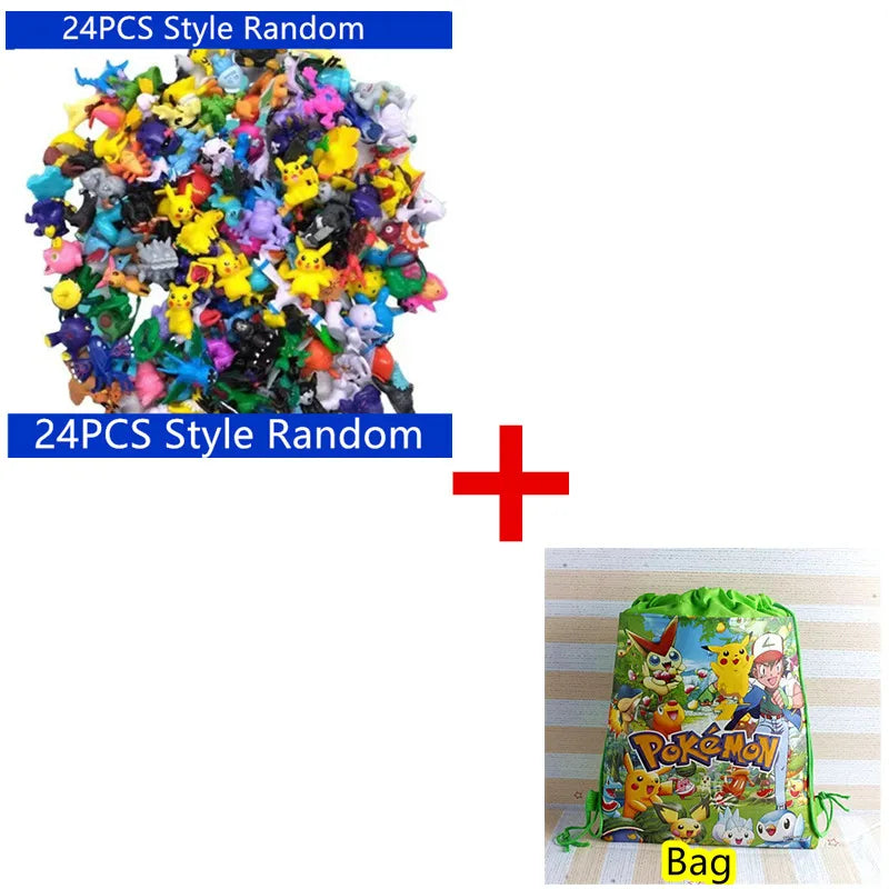 144 Style Anime  Action Figure Model Pokemon Figure Toys Ornamental Decoration Collect Toys For Children's Christmas Gift