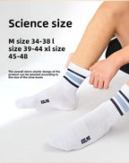 Kelme Men's Mid Length Socks 3 Pairs Of Casual Socks Sweat Absorbing And Breathable Sports Socks Running Speed Dry Socks