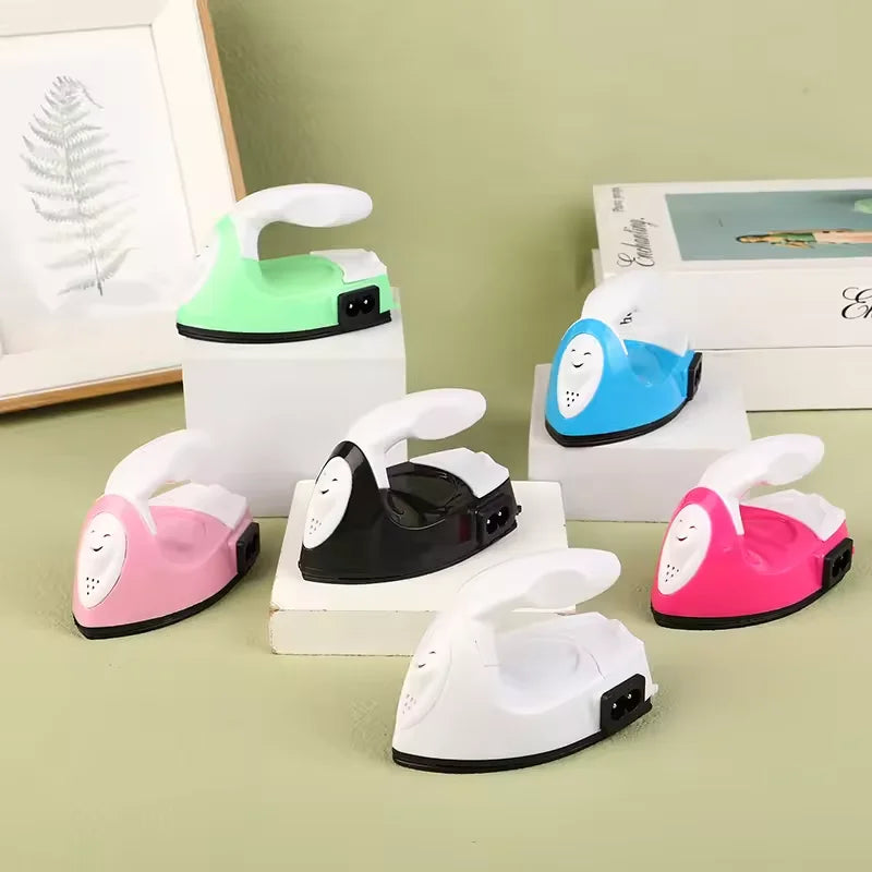 Mini Iron EU Plug Handmade DIY Electric Iron Craft Fuse beads tool Iron Sewing Tools Creative For Ironing Clothes Laundry Device Main image