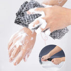 New Japanese Gentle Bath Rubbing Washcloth Nylon Bath Towel Back Exfoliating Scrub Shower Brush Sponge Body Bathroom Accessories