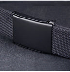 1/2pcs Canvas Nylon Belt Men Black Automatic Buckle Unisex Women Large Big Size Jeans Belts Plus LONG Extra Size 160 150 140cm