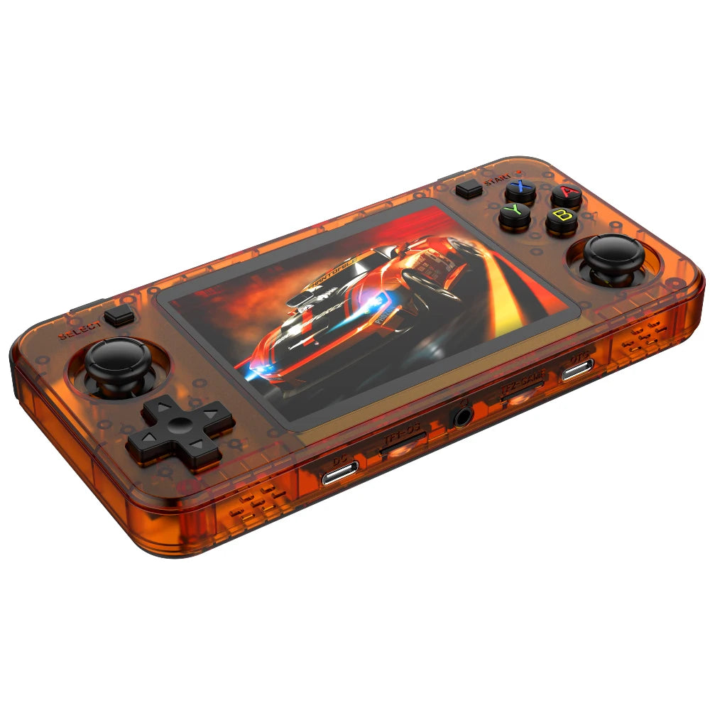 BOYHOM Green R36H Retro Video Game Console 3.5‘’ IPS Screen RK3326 3000 mAh Open Linux System Portable Player 64GB 128GB