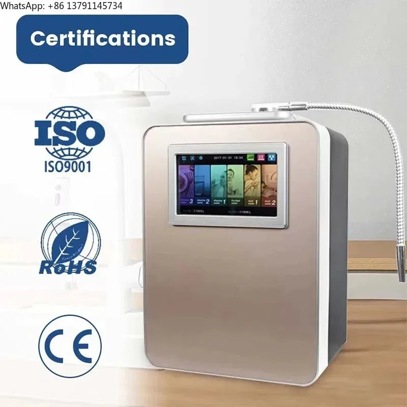 Wholesale PH 2.5-11.2 Platinum Coating 11 Plates Alkaline Water Ionizer Water Treatment Appliances Japan Kangen Water Dispenser Secondary image