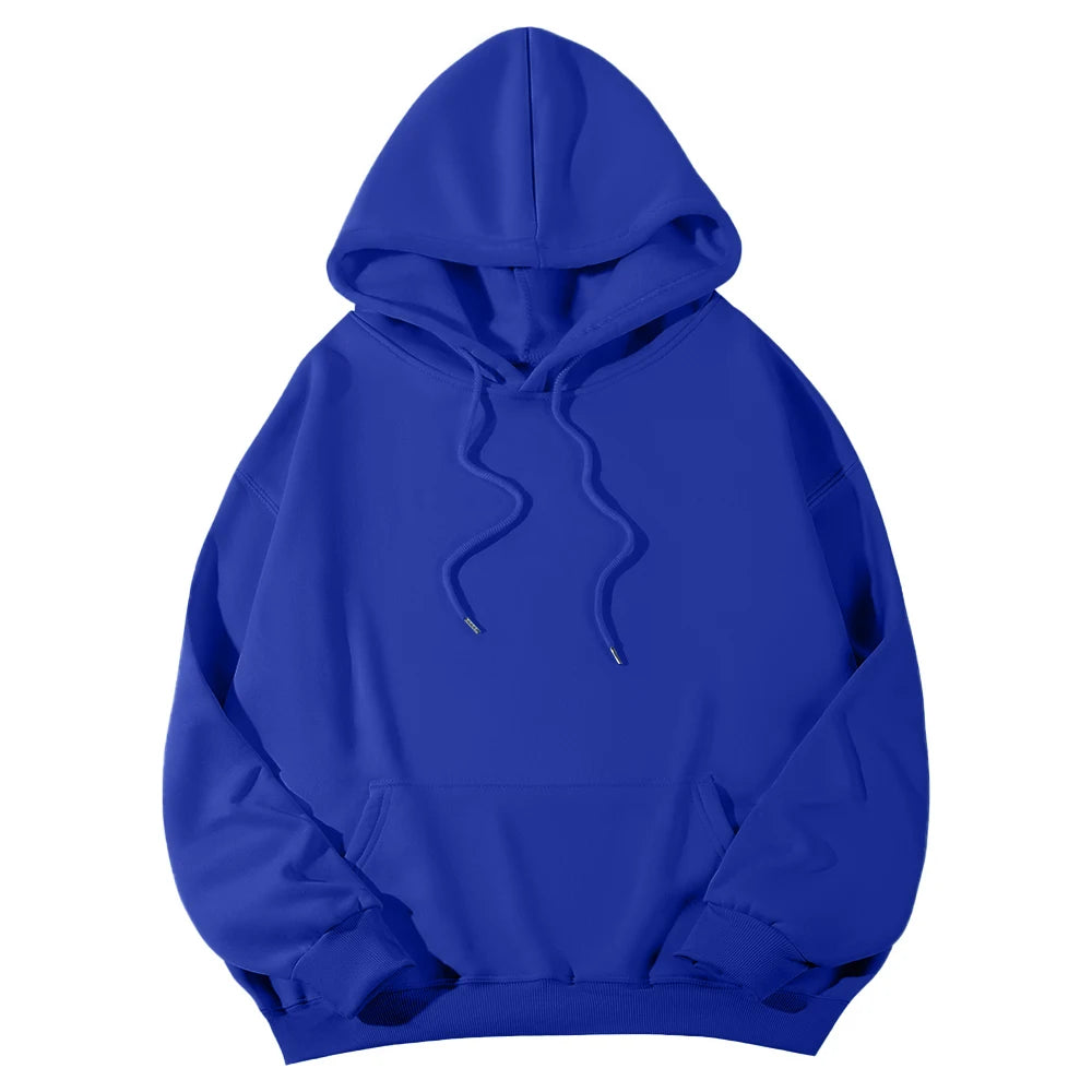 Women's Hoodies Pullover Spring Autumn Casual Hoodie 2026 Sweatshirts Solid Color Hoodies Oversize Black Sweatshirt Women Top