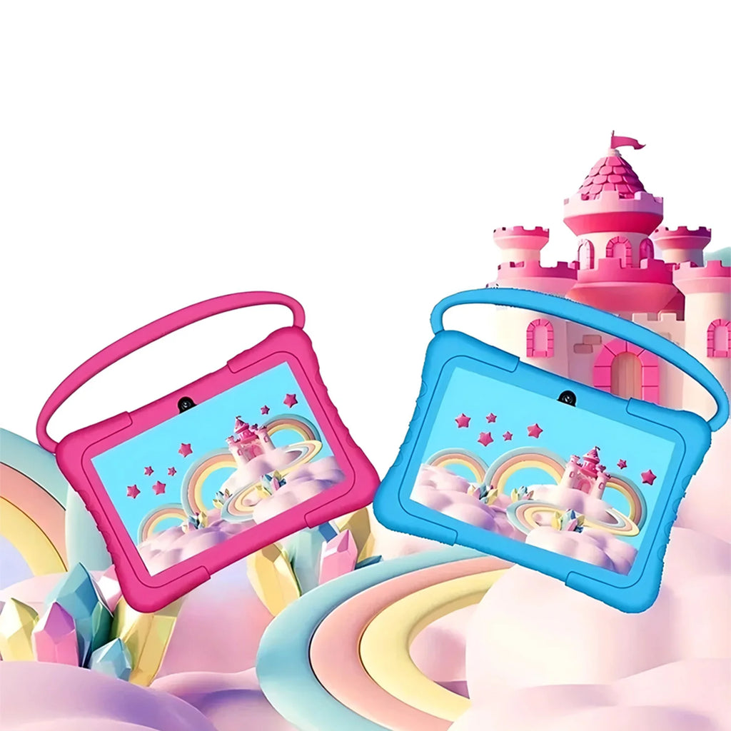 New 5G WiFi 7 Inch Kids Tablets Android 13 Quad Core 4GB RAM 64GB ROM 4000mAh Bluetooth Children's Gift Kids Software Tablet Pc