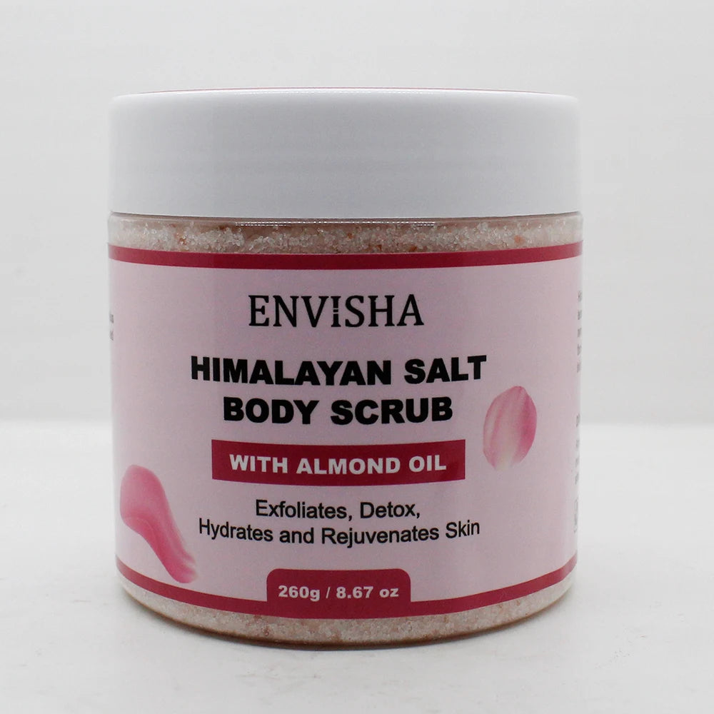 ENVISHA Beauty Health Rose Body Massage Bath Salt Scrub Exfoliating Moisturizing Nourish Soften Whitening Skin Care Shrink Pores