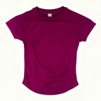 Short Sleeve Gym Top Women Clothes Yoga Top Seamless Sports Shirt Light Weight Fitness Workout Tee Sports Tops Active Wear Femme