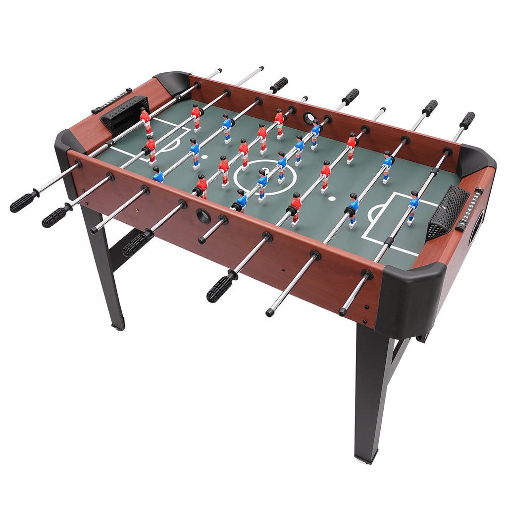 Foosball Table Soccer Table Game 8 Rods Tabletop Football Game 47x24in Indoor Entertainment for Kids Adults Home Game Room