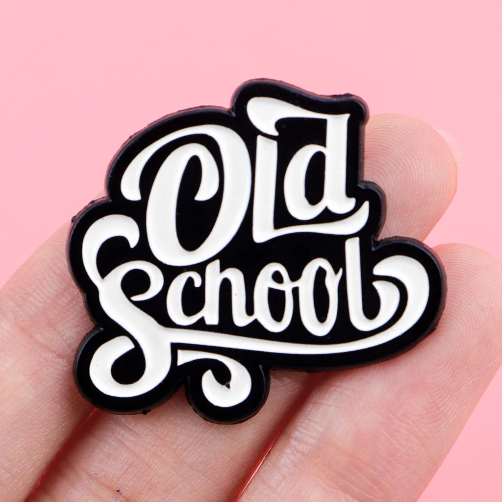 Retro 80s 90s Enamel Pins Vintage Cassette Tape Brooches Old School Lapel Pins for Backpacks Jewelry Gift For Friends
