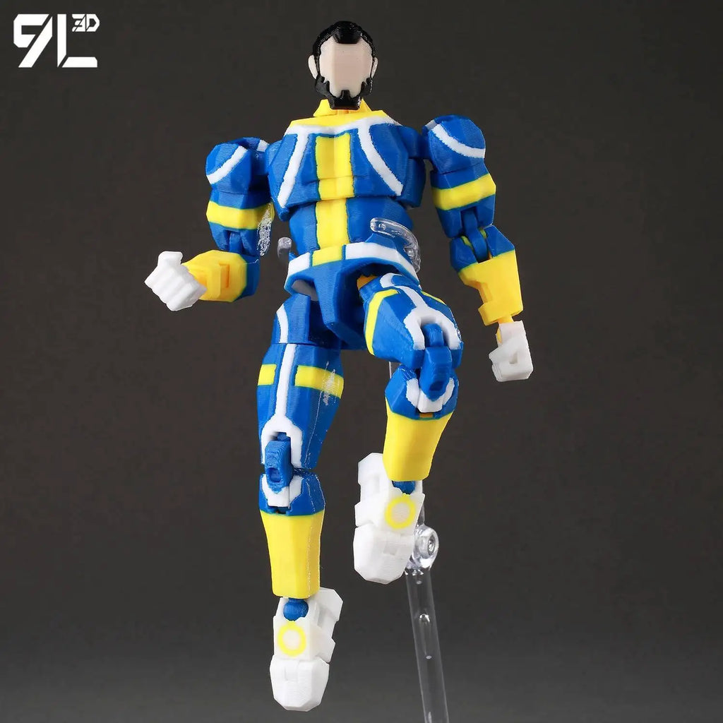 9L3D Lucky 13 Invincible Boy Conquer Omni Action Figure 3D Printed Anime Model Multi-Jointed Poseable Collectible Toy Gift Fan