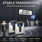 Stereo UHF in-ear monitoring wireless system DT1/2/4 transmitter and receiver of live music stage performance studio