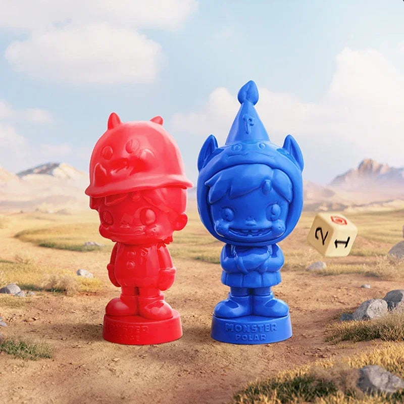 POP MART POLAR Monster Village Series Blind Box - Cute Anime Figure Ornaments Mystery Gift Doll - Original Toys for Collectors