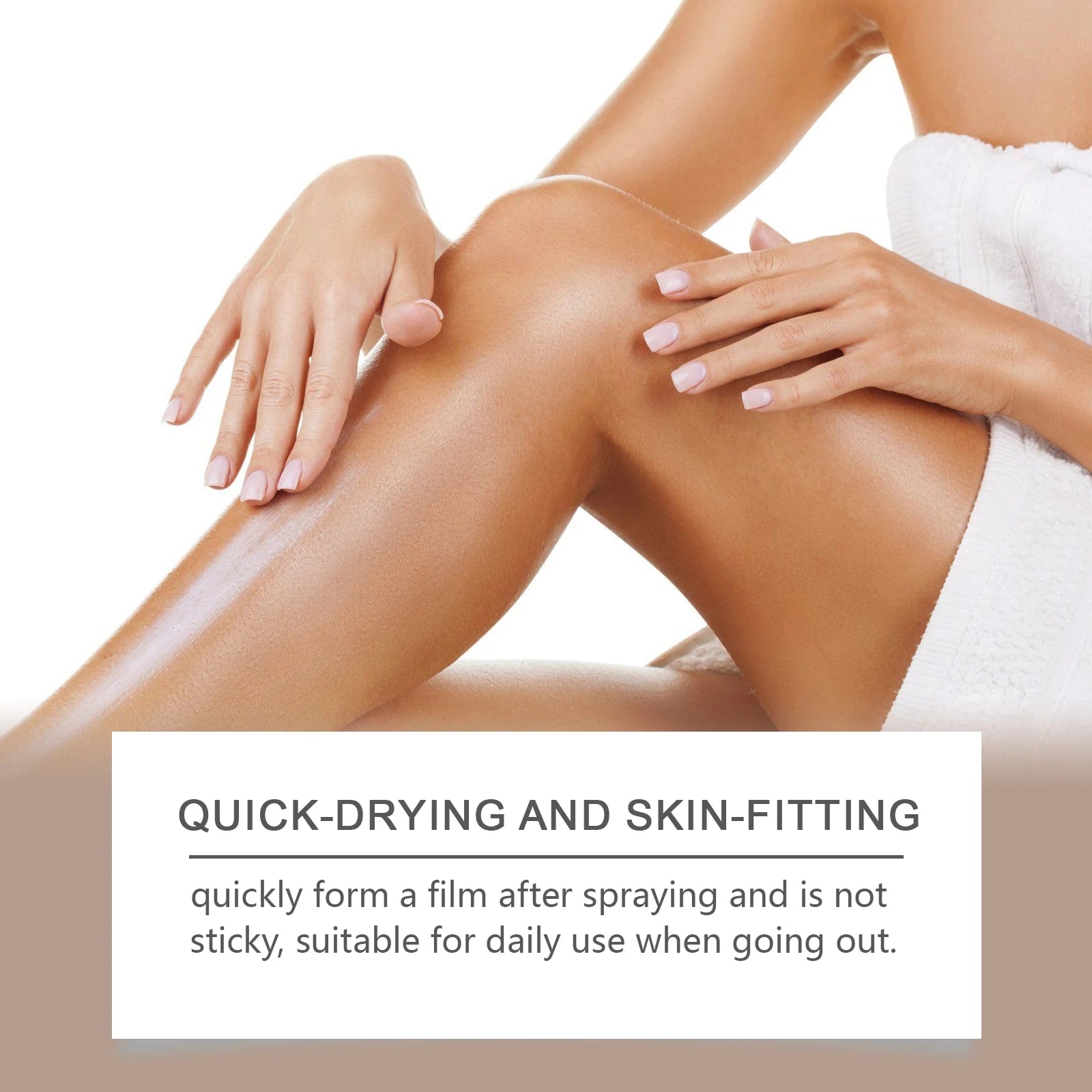 100ml Leg Makeup Long Lasting Waterproof Anti-Transfer Concealer Darkening Spray Even Skin Tone Wheat Tan Brown Tanning Spray