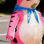 2025 Inflatable Frog Costume Funny Full Body Blow Up Cosplay Costume Suit for Adult Kids Halloween Quick Inflation Frog Suit