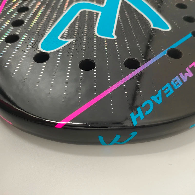 3K Camewin Beach Tennis Racket Full Carbon Fiber Rough Surface Outdoor Sports Racket For Men Women Adult Tennis Racket The New