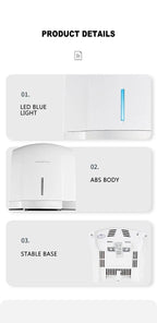 Fully Automatic Hand Dryer Induction Hot and Cold Hand Drying Machine Hotel Hand Dryer  sèche-mains осушитель