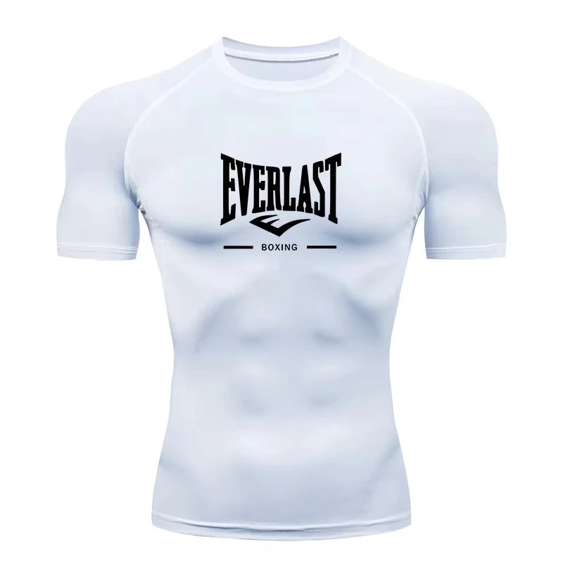 New Men's Compression Running T-Shirt Short Sleeve Gym Fitness Workout Sportswear ZY00139 Main image