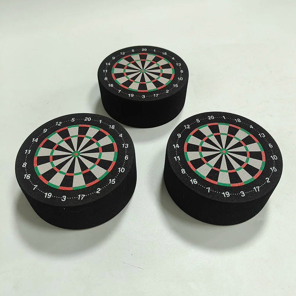10cm Mini Dart Dock - EVA Foam Dart Holder & Base Station with Double Face Dartboard Design, Soft Stand for Home & Party Games