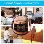 Abdominal Muscle Stimulator Weight Belts Ab Toning Belt Muscle Toner Back Waist Home Fitness Slimming Massager USB Recharge