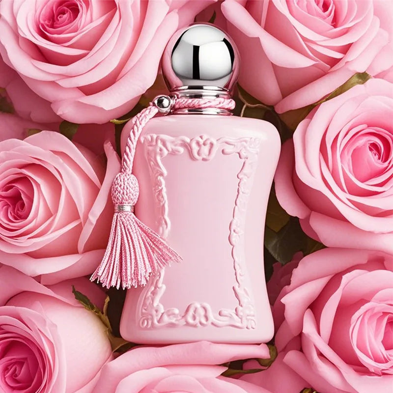 Brand Rose 75ML Perfume Women Spray Flirting Pheromone Long Lasting Floral Fresh Romance Vibrant Light Fragrance Dating Gift Secondary image