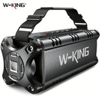 W-KING D8 Bluetooth Speaker, 50W RMS IPX6 Waterproof Loud Speakers Bluetooth Wireless, Large Outdoor Portable Speaker