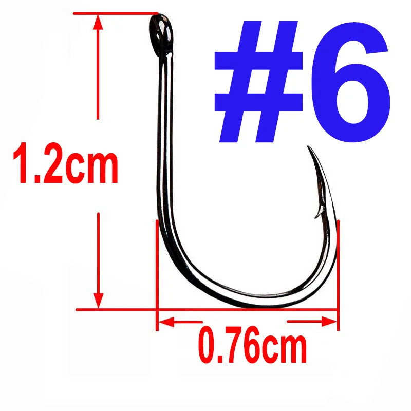 100/50/25 pcs Iseama Carp Fishing Hook Offset Circle Hook Single Fly Fishing Jig Hook Barbed sea Fishhook Tackle Accessories