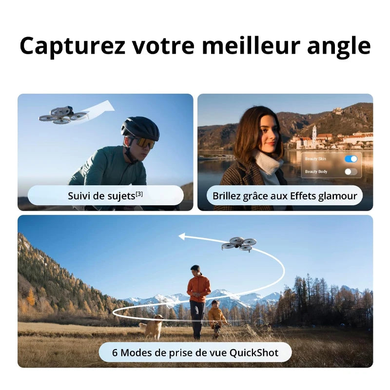 DJI Flip Camera Drone with 4K UHD Camera Under 249g 3-Axis Gimbal stability 44000ft/13km Video Transmission Original