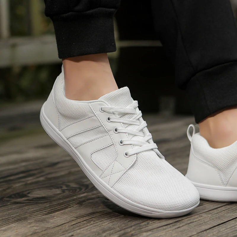 FANCYLEE Classic Women's GAT Barefoot Sneakers Retro Suede Minimalist Walking Shoes Wide Fit Zero Drop Casual Shoes Size 36-41