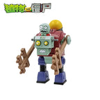 PLANTS VS ZOMBIES Crazy Dave Game Action Figure Roadblock Iron Bucket Grim Reaper Zombie Model Doll Kids Toys Children's Gifts