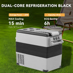30L 35L 40L 45L 50L 55L Car Refrigerator DC 12V/24V Car Freezer Fridge -4℉~68℉ RV Portable Compressor Cooler Camping Travel