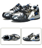 Men Casual Shoes Summer Outdoor Sneakers Women Footwear Trainer Camouflage Shoe Anti Slip Wear-Resistant Hiking Footwear