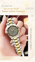 POEDAGAR Fashion Ladies Watch Top Elegant Week Date Woman Clock Quartz Stainless Steel Luminous Waterproof Women's Watches Reloj