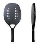 HOOWAN BLACKSHARK Beach Tennis Racket Carbon UD Graphite Rough Surface Soft White EVA Core Racket Beach Tennis 22MM