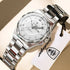 POEDAGAR Fashion Ladies Watch Top Elegant Week Date Woman Clock Quartz Stainless Steel Luminous Waterproof Women's Watches Reloj