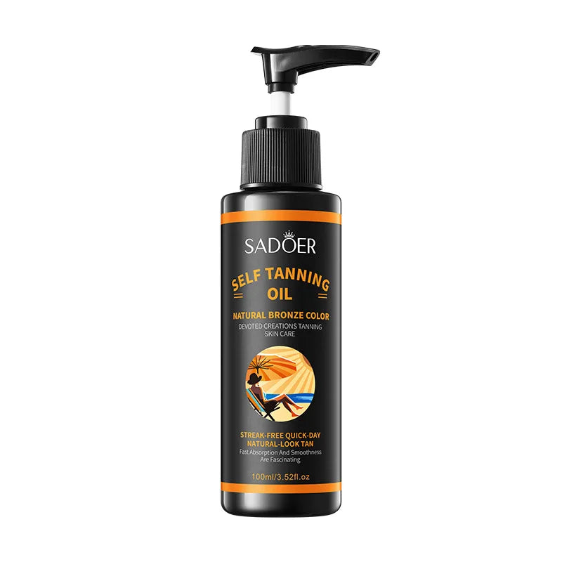 100ml Tanning Spray: Lightweight Texture, Moisturizing, Beautiful Black Tone, Creates a More Wild and Confident Look. Large Capacity, Beautiful Tan Finish, Streak-Free, Quick-Drying, No Tanning Effect.