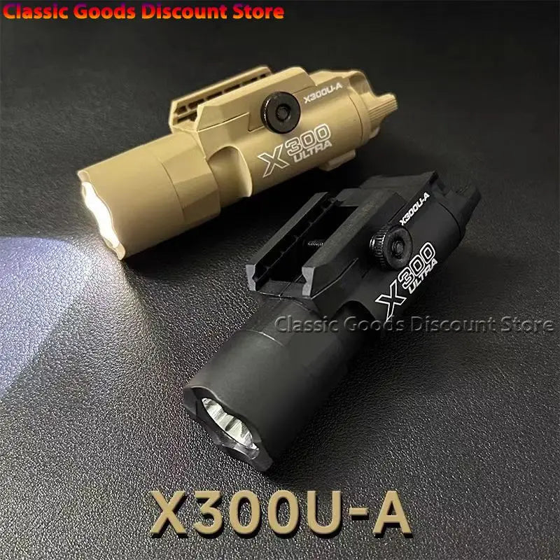 Tactical Light X300 X300U Nylon Pistol Gun Strobe LED Light Fit 20mm Rail Airsoft Hanging Hunting Flashlight Main image