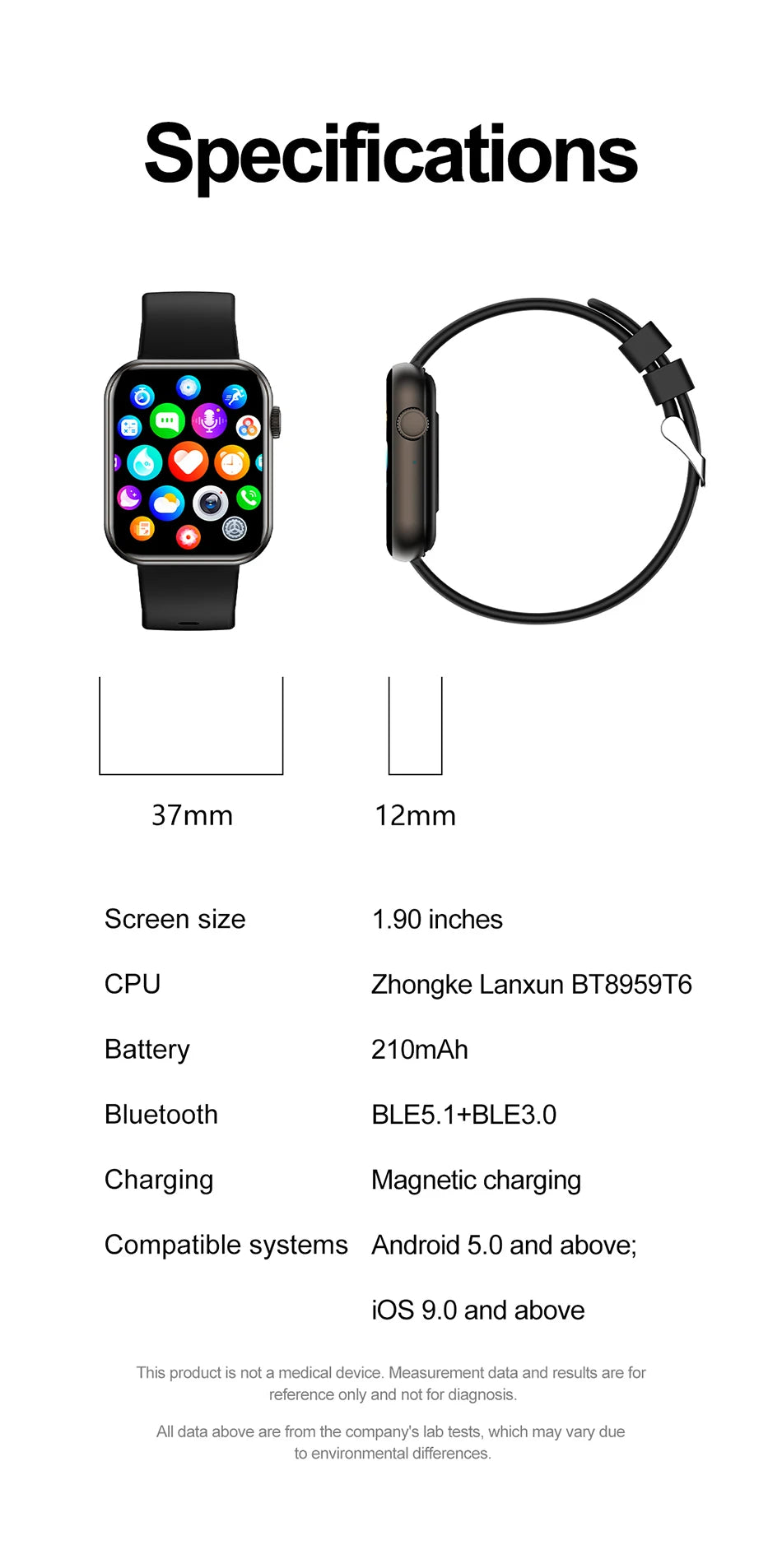 2025 New Sports Smart Watch Men Full Touch Screen Heart Rate Bluetooth Call 1.9 inch AI Voice IP68 Waterproof Smartwatch Women