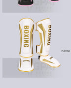 Professional Free Fighting Leg Protector with Foot Back Sanda Boxing Fighting Taekwondo Protective Equipment Adult and Children