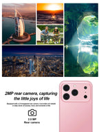SERVO 17SE MINI 3G Tiny Smartphone Android System Play Store 2GB+16GB WhatsAPP GPS WiFi Dual SIM Card 3.0" Small Smart Cellphone