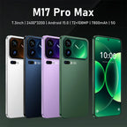 New Smartphone 5G 7.3HD For M17 Pro Max Dual Sim Card 22G+2TB Cheap Cell Phone Android Smart Mobile Phones Unlocked 8000mAh