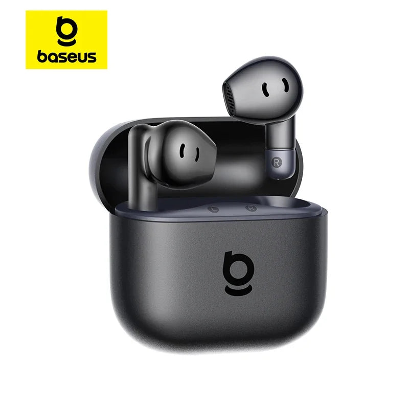 Baseus Bass BS2 Lite True Wireless Earbuds Bluetooth 6.0 Semi-in-Ear Earphones 2-Mic AI ENC 40H Playtime IP55 SuperBass Ear buds Main image