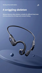 OnePlus Wireless Bone Conduction Headphones Bluetooth  Earphone Sport Swimming Bluetooth Compatible Headphone Hand-free With Mic