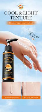 100ml Tanning Spray: Lightweight Texture, Moisturizing, Beautiful Black Tone, Creates a More Wild and Confident Look. Large Capacity, Beautiful Tan Finish, Streak-Free, Quick-Drying, No Tanning Effect.