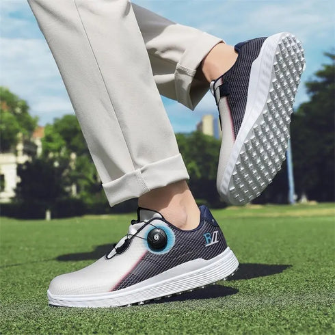 2026 New Good Quality Golf Training Shoe Men Rotating Buckle Designer Sneakers For Man Breathable Mens Outdoor Sports Shoes